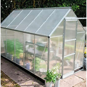 Halls ICON 6 Drivhus Polycarbonat Aluminiumramme 6.1m² 1.83x3.35x2.17m