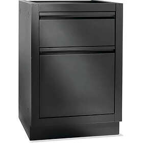 Napoleon OASIS™ Skabsmodul med Køkkenrulleholder og Skraldespand, Mat Sort