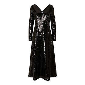 Selected Alaia LS Midi Paljett Kjole