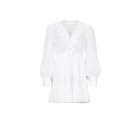 by Ti Mo V-Hals Bomullsslub Kjole