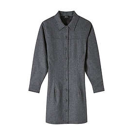 A.P.C. Aurelia Doublee Anthracite Chine Kjole