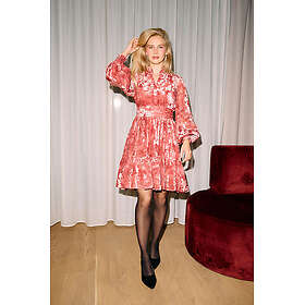 OSMINE Saga Fløyel Blomstret Graviditetskjole