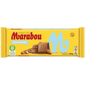 Marabou Maitosuklaa Suolattuja Mantelia 160g