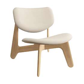 Tom Dixon Slab Lounge Chair Klädd sits Natural brushed oak