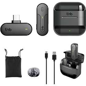 TNB Trådløs Lavalier Mikrofon med Ladeetui