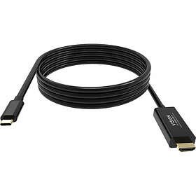 Vision TC 2MUSBCDP8K/BL USB-C Han til DisplayPort Han Adapterkabel 2m 8K60Hz Und