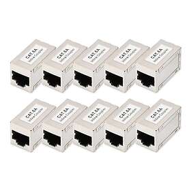 Digitus DN-93905-10 RJ-45 (Hunkøn) til RJ-45 (Hunkøn) Skærmet Kobling Cat 6A Pak