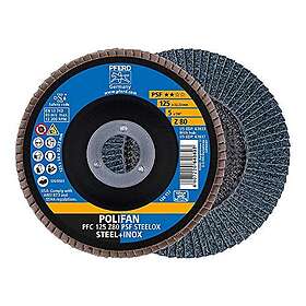 Pferd Polifan Disque Lamellaire 125mm 80 Grain 10-pack 67768125