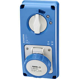 Gewiss MT60 Panelstikkontakt 3-polet IP67 GW66154N