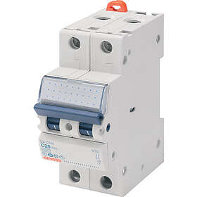 Gewiss Miniature Circuit Breaker D 16A 2P 6kA 2 Modul