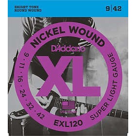 Daddario EXL120 Super Light 09-42