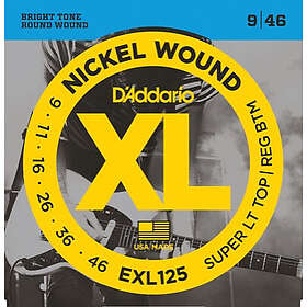 Daddario EXL125 Elgitarr Super Light 09-46