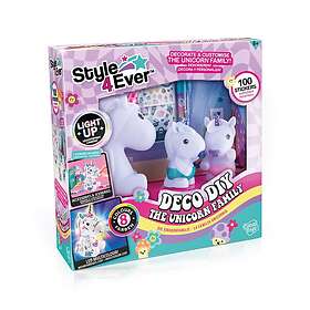 Style 4 Ever Hantverkskit Enhörningsfamiljen Ljus Upp 26287