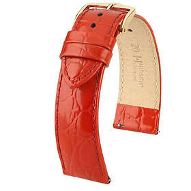 Hirsch Crocograin Læder Urrem 12mm
