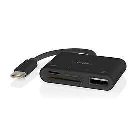 Nedis 4-Port USB 2.0 Hub (CCGB64780BK01)