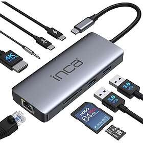 Inca 9-en-1 USB-C 10-Port Multiport Adapter (ITPC-10TX)