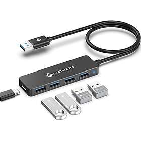 Novoo 4-Port USB-C USB 3.0 Hub (NH04S-116A-0.6)