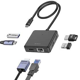 Benfei 6-in-1 USB-C Multiport Adapter (000399black)