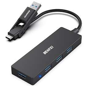 Benfei 4-Port USB 3.0 Hub (000291black-1p)