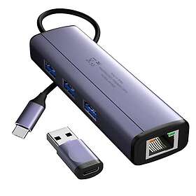 USB 4-en-1 Adaptateur Multiport -C