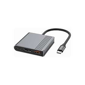 Gembird 3-Port USB-C Hubb (A-CM-COMBO3-05)