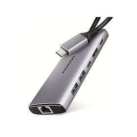 AXAGON 6-Port USB-C Multiport Adapter (HMC-6G2L)