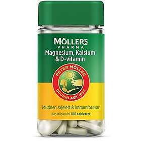 Möllers Magnesium Calcium & D-Vitamin 100 stk