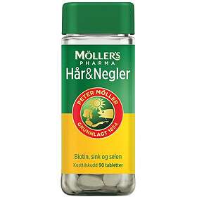 Möllers Hår & Negler 90 tabletter