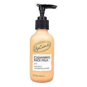 UpCircle Lait Nettoyant Visage avec Aloe Vera et Poudre d'Avoine 120ml