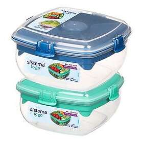 Sistema Salad Max To Go 1.63L Matlåda