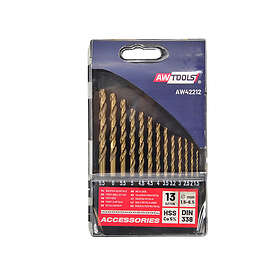 AWTOOLS AW42212 HSS-Co Poranteräsarja 1.5-6.5mm 13pcs