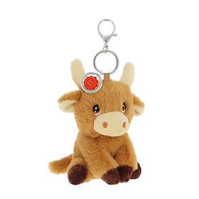 Keel Toys Keeleco Highlandhärkä Laukun Avaimenperä 12cm