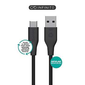 eSTUFF ES605180-BULK USB-C till USB-A Plast
