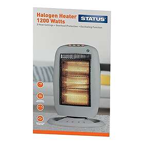 Status Oscillating Halogen Heater 1200W