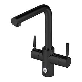 Insinkerator 4-in-1 Touch L Shape Steaming Hot Water Tap Black Velvet