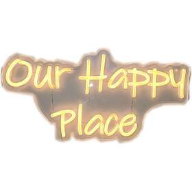 Premier Our Happy Place LED Neon Sign 20cm