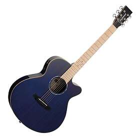 Tanglewood TW4CEBLA Winterleaf Super Folk