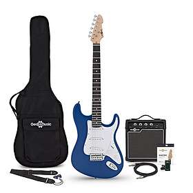 Gear4music LA Electric Guitar 10W Amplificateur & Pack d'Accessoires