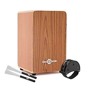 Gear4music G4M-CAJ-TK-AMAZON Cajon with Bag and Accessories