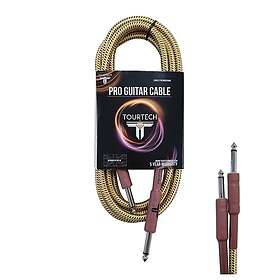 Tourtech TTGC-10-BTW-SS Tressé Tweed Droit Câble de Guitare 3m/10ft