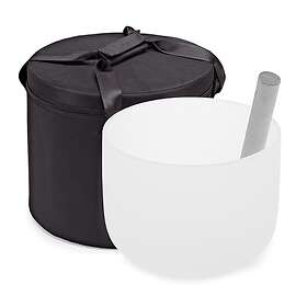 Gear4music Life CYSB-W, 11 pouces Bol Chantant en Cristal avec Sac de Transport 
