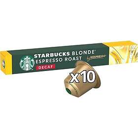 Starbucks Blonde Espresso Roast Décaféiné 10 Capsules