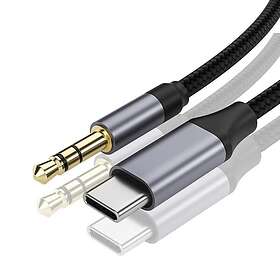 INF USB-C till 3,5 mm Ljudkabel 1.5m 382092