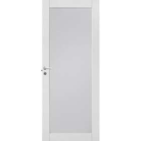 Solid Funkis Glass Innerdør 90x210cm Hvit