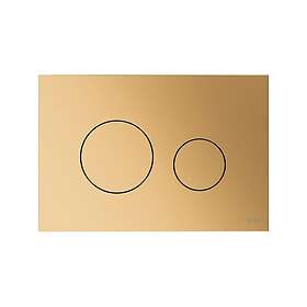 Tece Teceloop 6123179 Spyleknapp Dobbelspyling Metallisk Messing