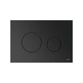 Tece Teceloop 6123182 Bouton de Rinçage Double Rinçage Métallique Graphite
