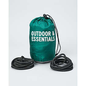 Outdoor Single Hengekøye Grønn/Grå