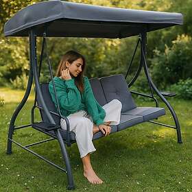 Linea Garden Friend Premium Single Hengekøye med Stativ Grå