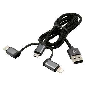 Exsys EX-K1403-2 USB-A til USB-C USB 2.0 1m