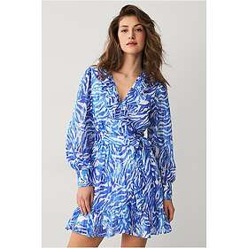 Vila Vilyngba L/S Wrap Short Klänning